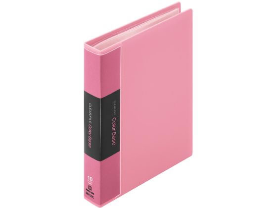 キングジム キングミニ ミニカラーベース ピンク MN132C-P 1冊（ご注文単位1冊）【直送品】
