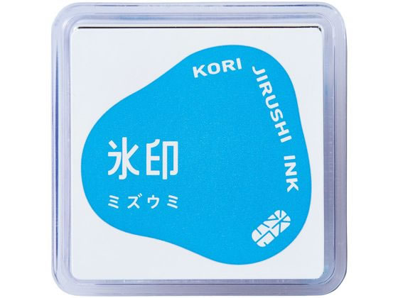 キングジム 透明スタンプ 氷印 スタンプパッド ミズウミ CLP-001 1個(ご注文単位1個)【直送品】