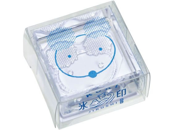 キングジム 透明スタンプ 氷印 クマ CLSA33-003 1個(ご注文単位1個)【直送品】