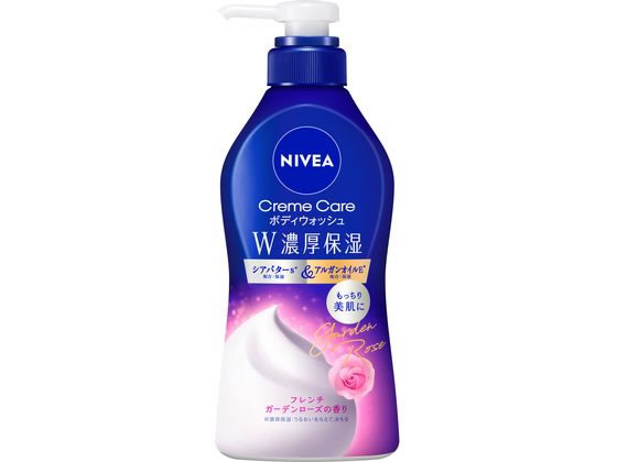 KAO ニベア クリームケアボディウォッシュ ローズの香り ポンプ 460mL 1個（ご注文単位1個）【直送品】