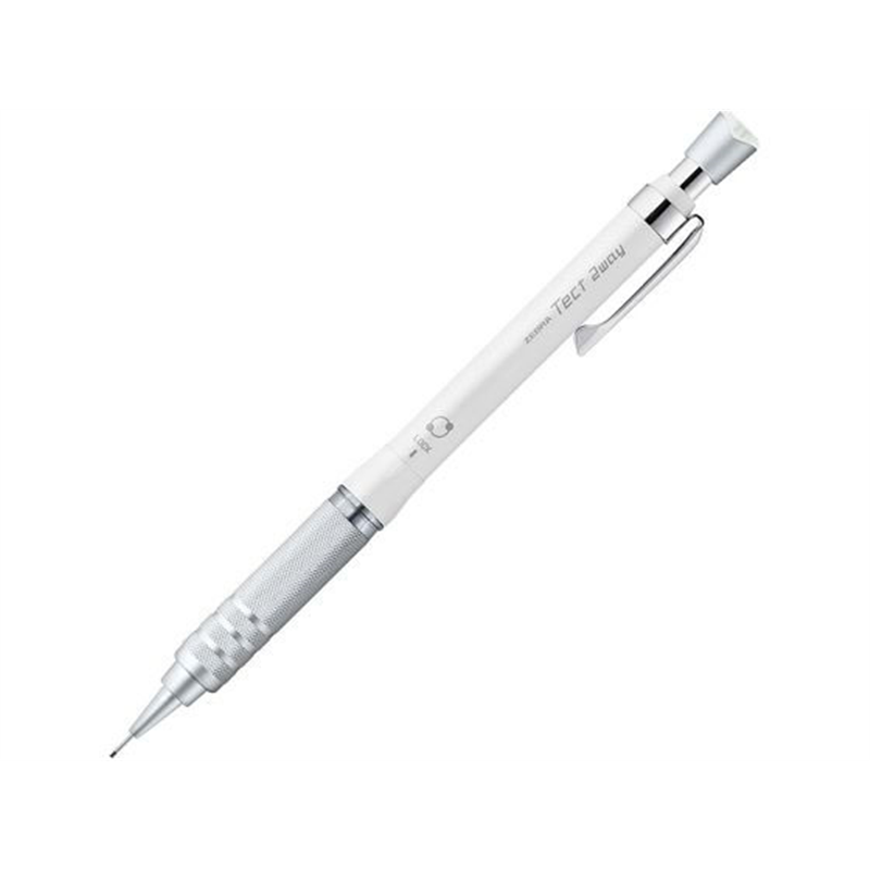 ゼブラ テクト2ウェイRO 0.5mm メタルホワイト P-MA141-MW 1本（ご注文単位1本）【直送品】