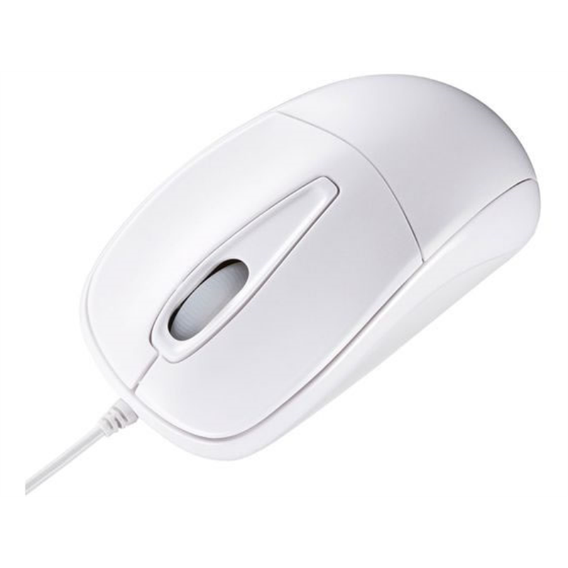 サンワサプライ 静音有線光学式マウス ホワイト MA-122HW 1個（ご注文単位1個）【直送品】
