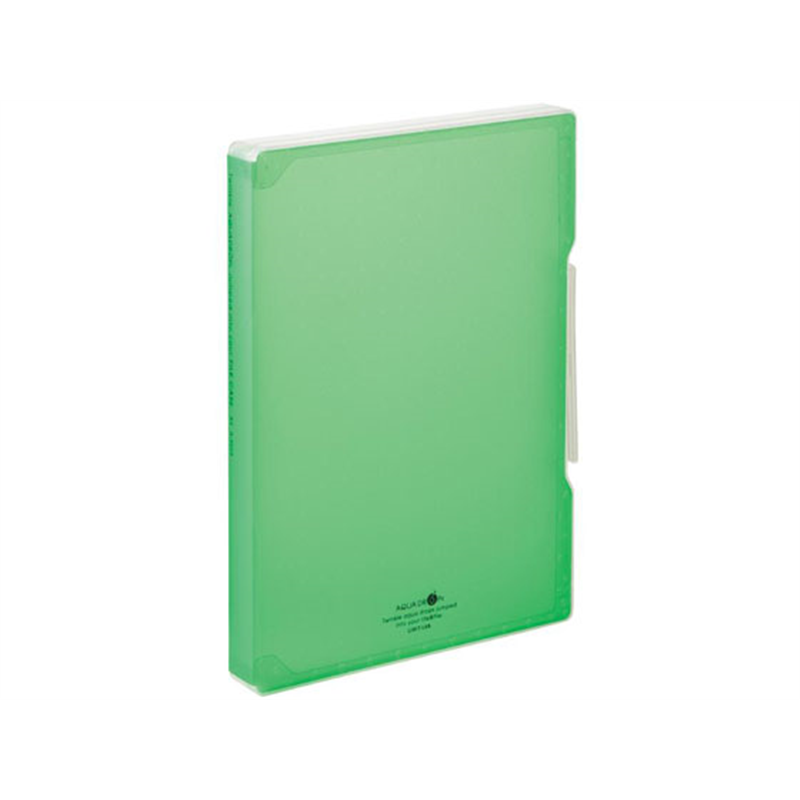 リヒトラブ AQUA DROPs ファイルケース A4 黄緑 A5029-6 1冊(ご注文単位1冊)【直送品】