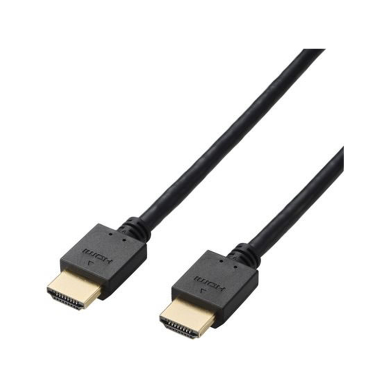 エレコム HDMI ケーブル ハイスピード 2m ブラック DH-HD14E20BK2 1個（ご注文単位1個）【直送品】