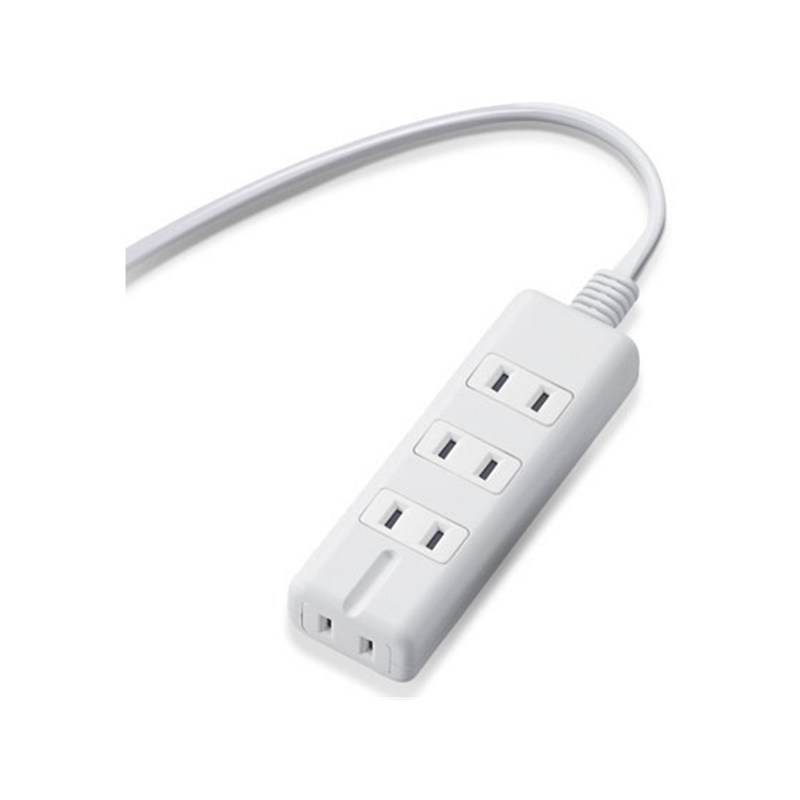 エレコム 電源タップ 磁石 4個口(内3ピン1) 5m T-KM01-2450WH 1個（ご注文単位1個）【直送品】