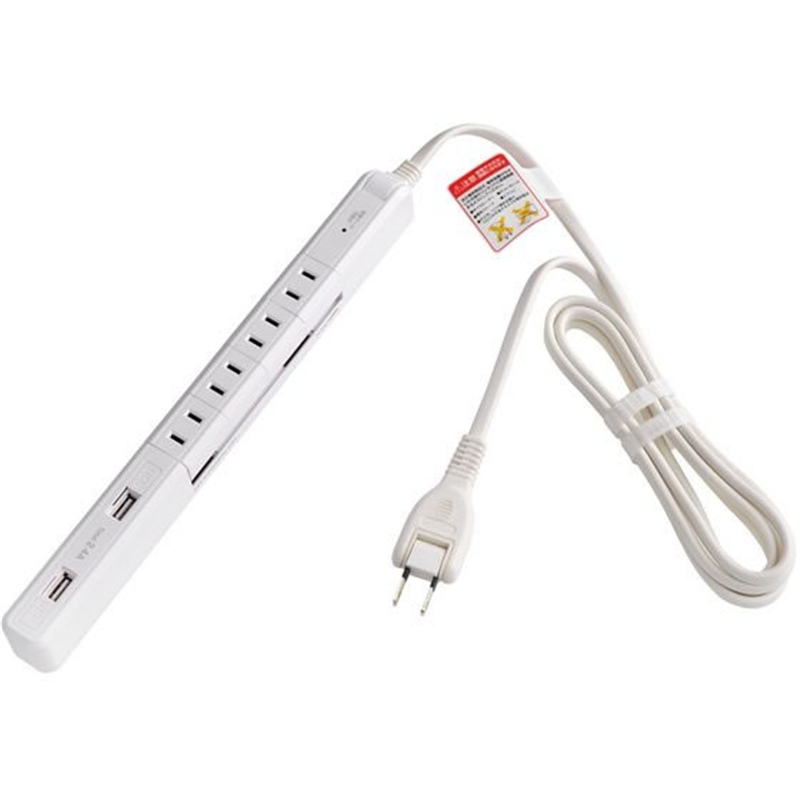 朝日電器 USBタップ WBS-SL402USB(W) 1個（ご注文単位1個）【直送品】