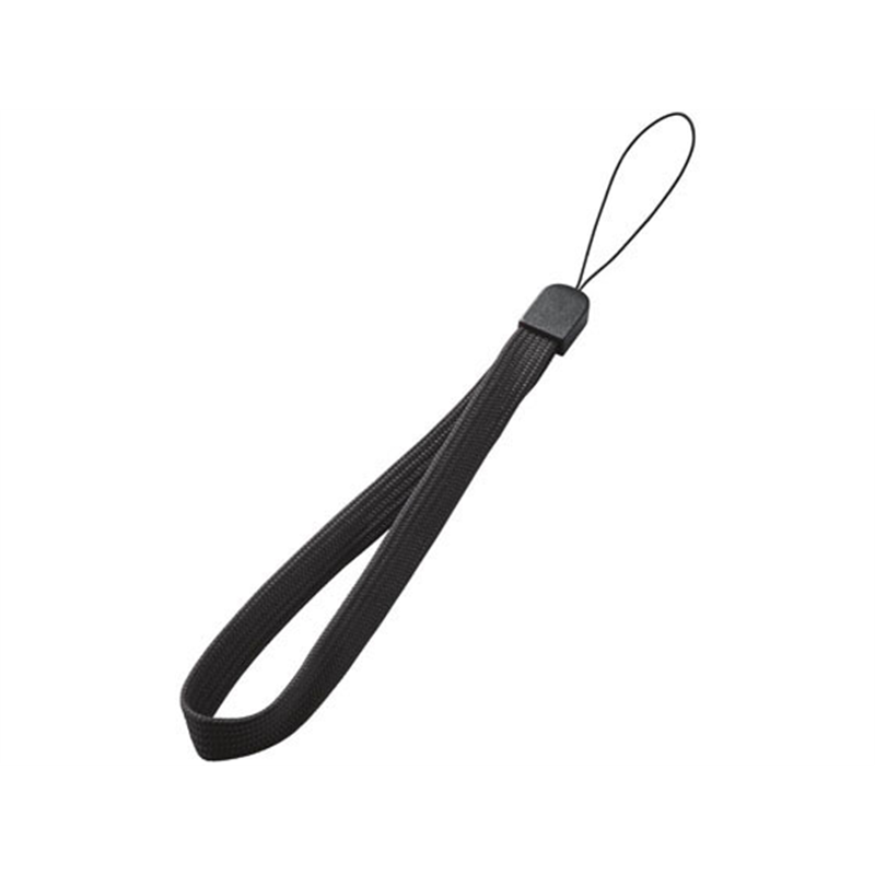 エレコム スマートフォン用ハンドストラップ スタンダード P-STH01BK 1個(ご注文単位1個)【直送品】