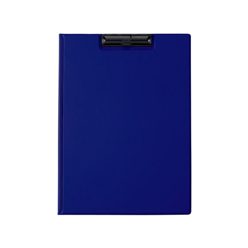 ライオン事務器 クリップホルダー A4タテ ダークブルー No.300E 1冊（ご注文単位1冊）【直送品】