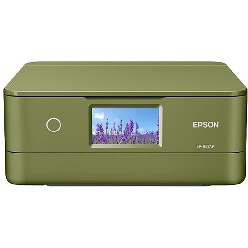EPSON A4カラーインクジェット複合機 Colorio グリーン EP-887AP 1台(ご注文単位1台)【直送品】