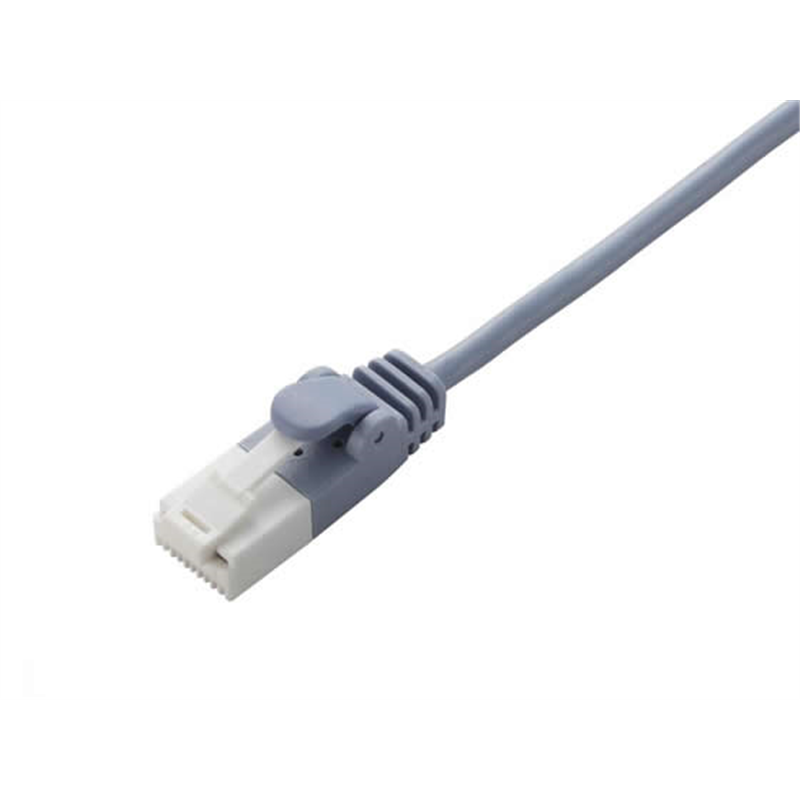 エレコム カテゴリー6 スリムLANケーブル 1m ブルー LD-GPST BU10 1本（ご注文単位1本）【直送品】