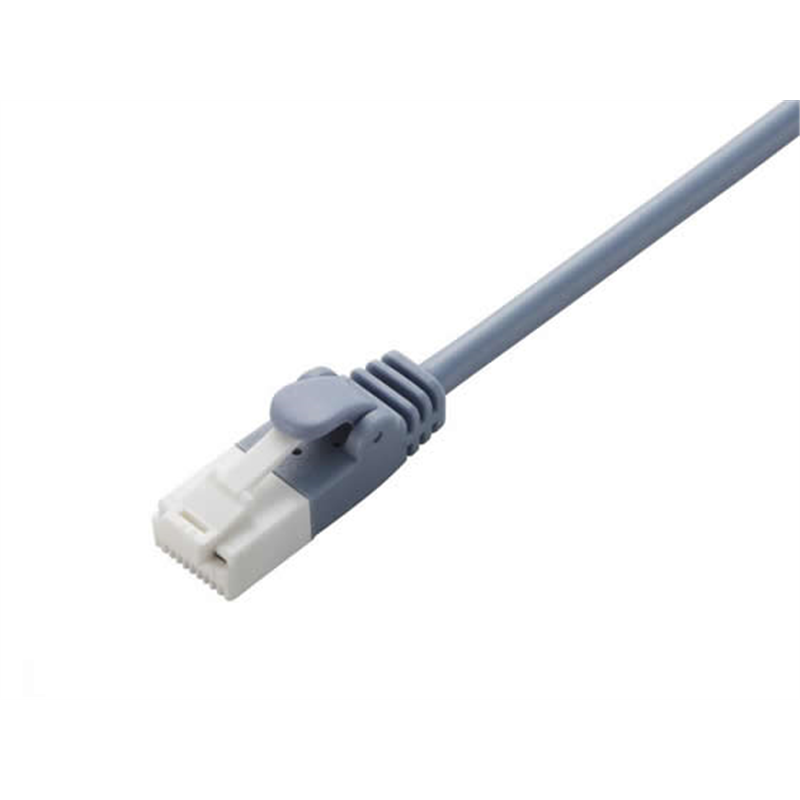 エレコム カテゴリー6やわらか LANケーブル 1m ブルー LD-GPYT BU10 1本（ご注文単位1本）【直送品】