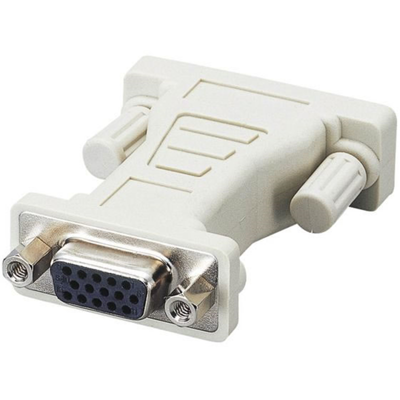 エレコム ディスプレイ変換アダプタ VGA to DVI AD-D15FTDVM 1個(ご注文単位1個)【直送品】