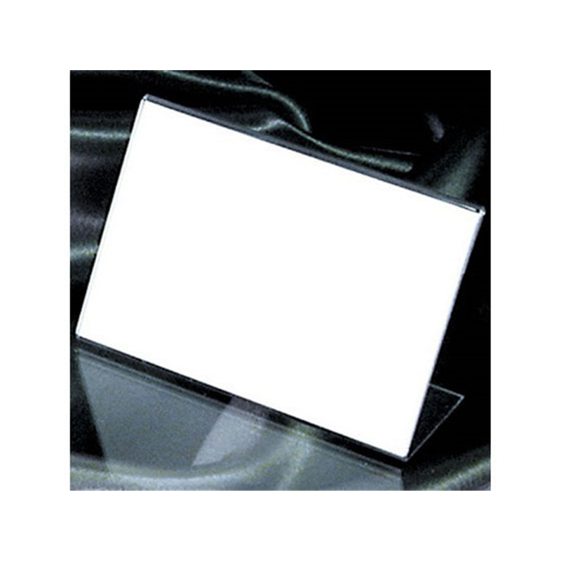 タカ印 カード立 L型 トーメイ・ペット 65×95mm 10個 34-3320 1箱（ご注文単位1箱）【直送品】