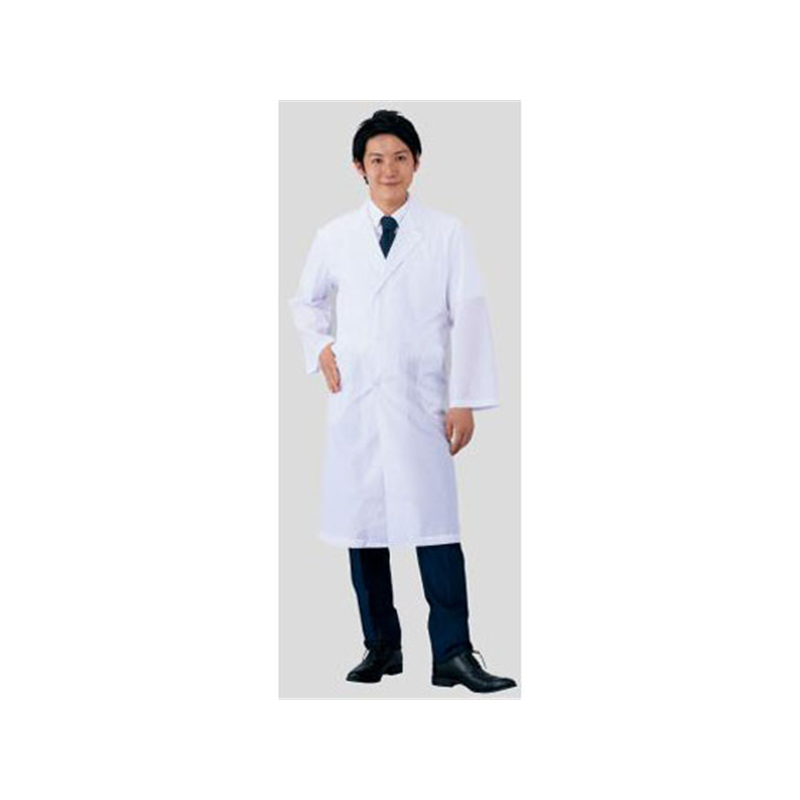アズワン 実習白衣 シングル 男性用 LL JH-MS 1着（ご注文単位1着）【直送品】