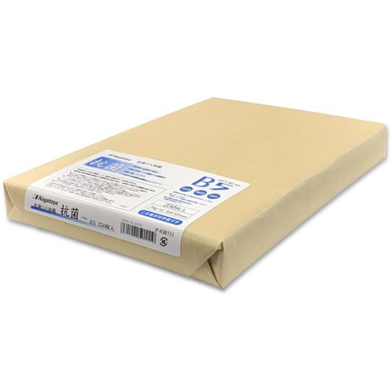 長門屋商店 抗菌和紙 B5 ナ-KW111 1束（ご注文単位1束）【直送品】