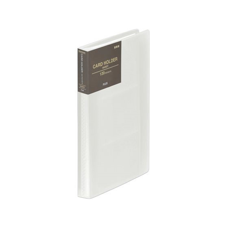 プラス クリアーファイル ハンディサイズ 120枚ファイリング FL-301NS／8 1冊（ご注文単位1冊）【直送品】