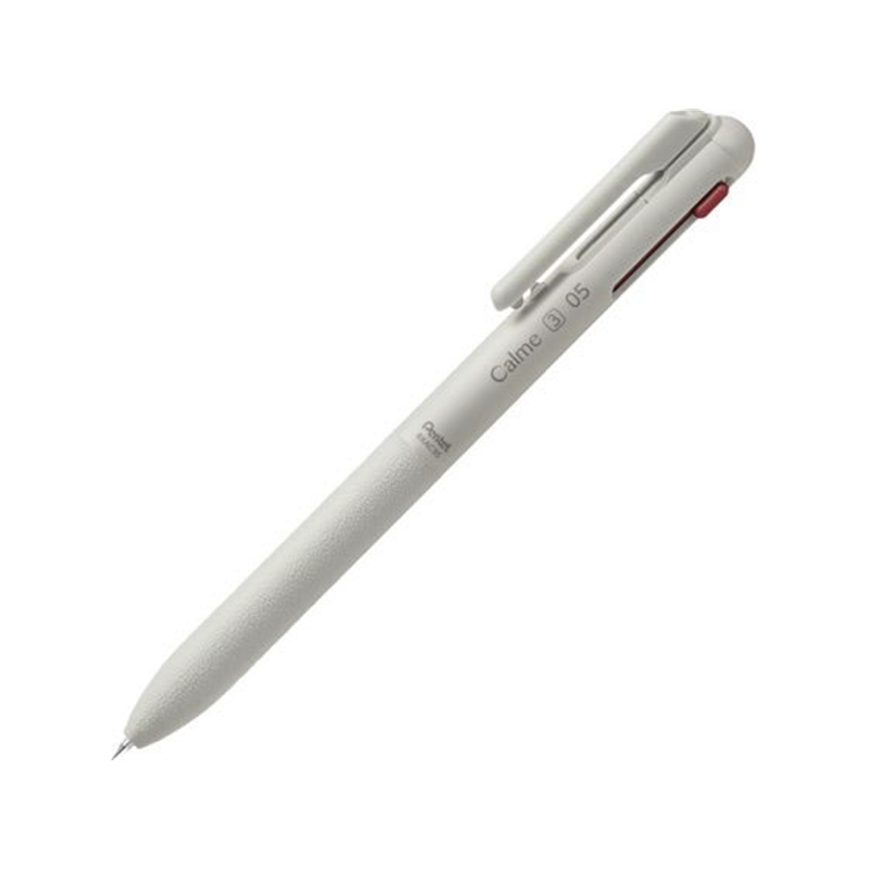 ぺんてる Calme カルム 3色 0.5mm グレー軸 BXAC35N 1本（ご注文単位1本）【直送品】