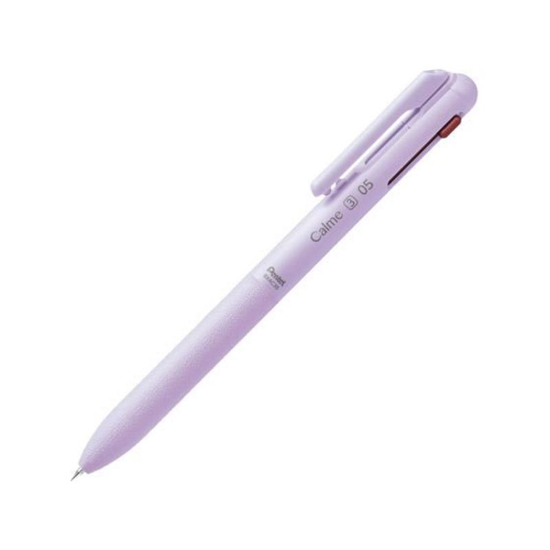 ぺんてる Calme カルム 3色 0.5mm パープル軸 BXAC35V 1本（ご注文単位1本）【直送品】
