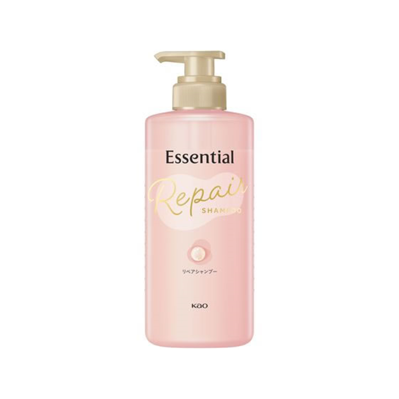 KAO エッセンシャル リペアシャンプー ポンプ 450mL 1本（ご注文単位1本）【直送品】