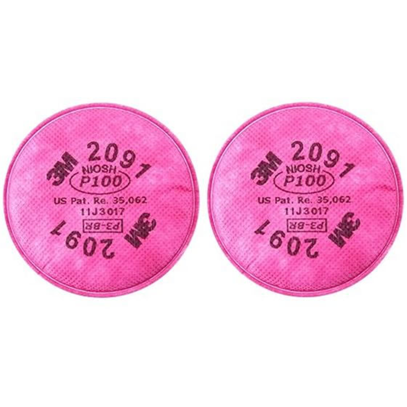 3M 防塵マスクフィルターろ過材 1組(2枚) 2091 OHSP 1組(ご注文単位1組)【直送品】
