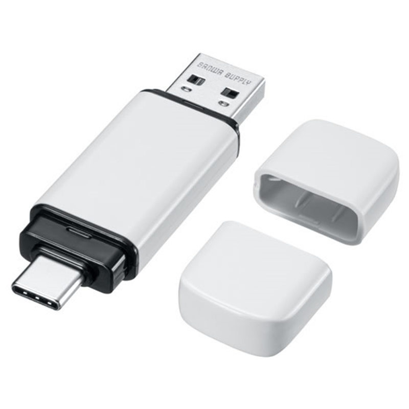 サンワサプライ USB Type-C A両対応メモリ 16GB UFD-5TC16GW 1個（ご注文単位1個）【直送品】