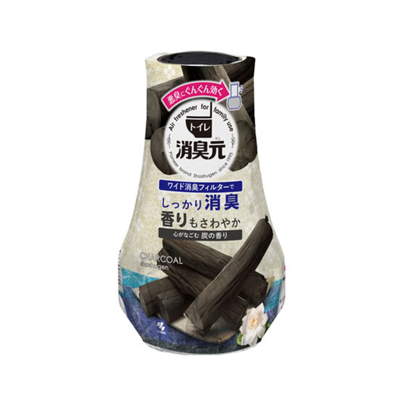 小林製薬 トイレの消臭元 心がなごむ炭の香り 400mL 1個(ご注文単位1個)【直送品】