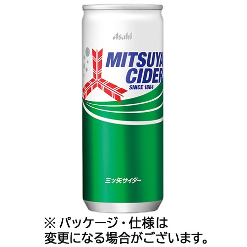アサヒ飲料 三ツ矢サイダー 250ml 缶 90本/箱 ※軽（ご注文単位1箱）【直送品】