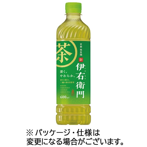サントリー 伊右衛門 600ml ペットボトル 24本/箱 ※軽(ご注文単位1箱)【直送品】
