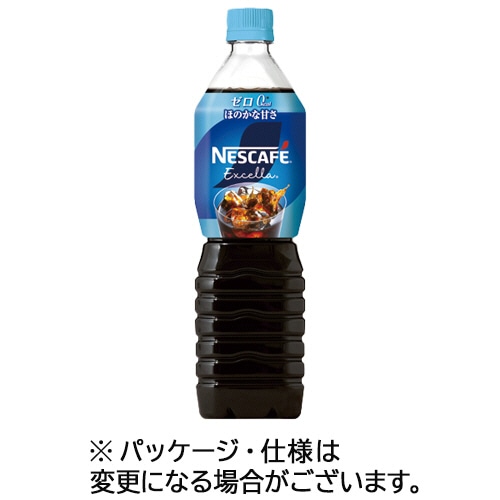 ネスレ ネスカフェ エクセラ ボトルコーヒー ゼロ ほのかな甘さ 900ml ペットボトル 24本/箱 ※軽（ご注文単位1箱）【直送品】