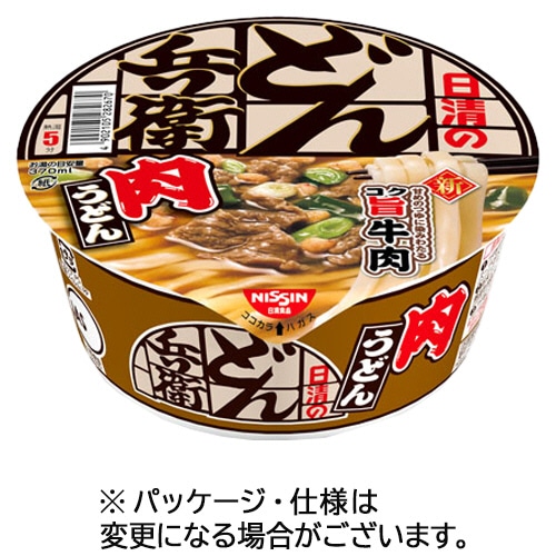日清食品 日清のどん兵衛 肉うどん 86g 1ケース(12食)(ご注文単位1ケース)【直送品】