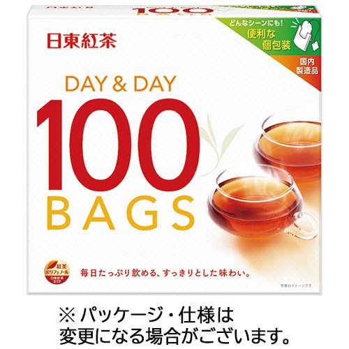 三井農林　日東紅茶　デイ＆デイ　ティーバッグ　1セット（600バッグ：100バッグ×6箱）（ご注文単位1セット）【直送品】