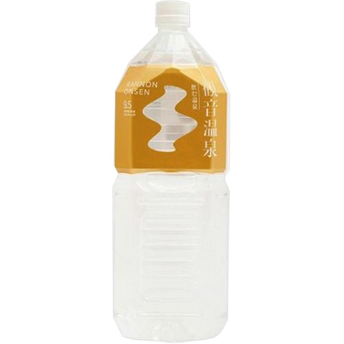観音温泉　飲む温泉　観音温泉　2L　ペットボトル　1セット（12本：6本×2ケース）（ご注文単位1セット）【直送品】