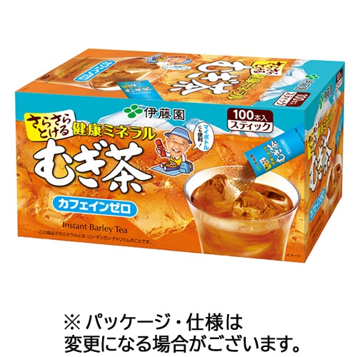 伊藤園　さらさらとける　健康ミネラルむぎ茶　スティック　1セット（300本：100本×3箱）（ご注文単位1セット）【直送品】