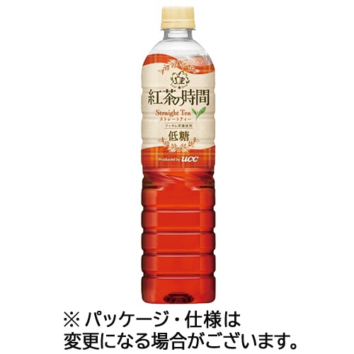 UCC 紅茶の時間 ストレートティー 低糖 900ml ペットボトル 1ケース(12本)(ご注文単位1ケース)【直送品】