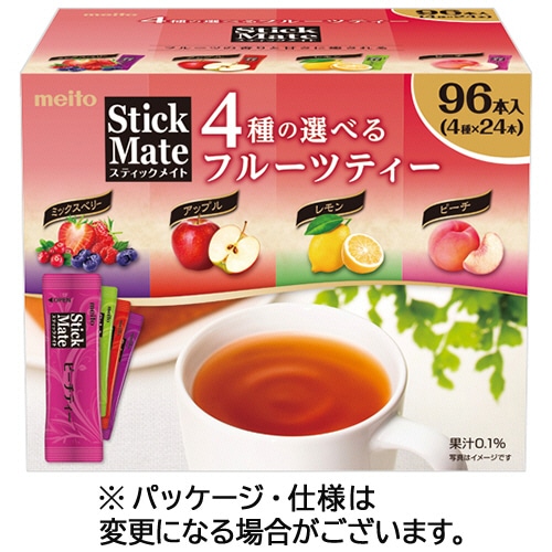 名糖　スティックメイト　フルーツティーアソート　1セット（288本：96本×3箱）（ご注文単位1セット）【直送品】