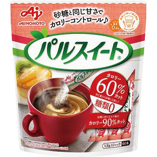 味の素　パルスイート　スティック　1.2g　1セット（120本：60本×2パック）（ご注文単位1セット）【直送品】