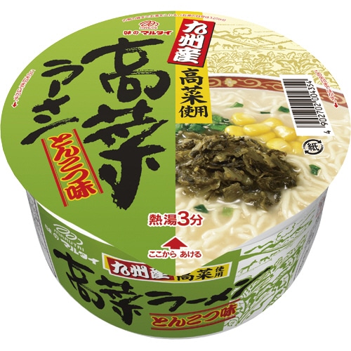 マルタイ 九州産 高菜ラーメン とんこつ味 89g 1ケース(12食)(ご注文単位1ケース)【直送品】