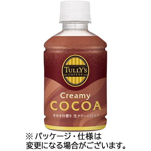伊藤園 タリーズ クリーミーココア 260mL ペットボトル 1ケース(24本)/ケース※軽(ご注文単位1ケース)【直送品】