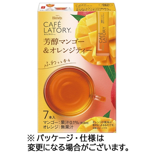 味の素AGF ブレンディ カフェラトリー スティック 芳醇マンゴー&オレンジティー (7本) ※軽（ご注文単位1パック）【直送品】