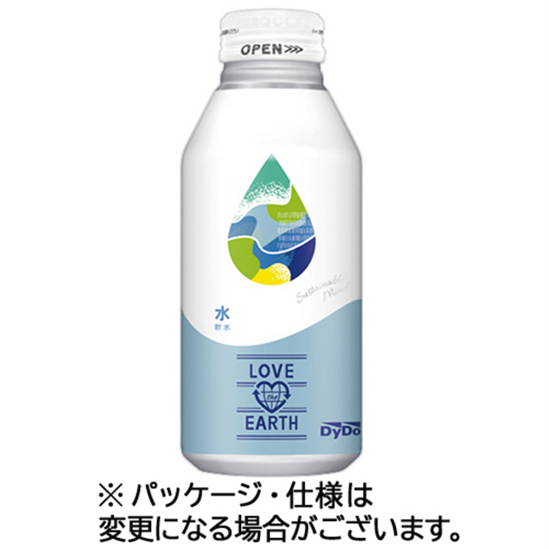 ダイドードリンコ ラブジアース 水 400g ボトル缶 48本/セット ※軽（ご注文単位1セット）【直送品】