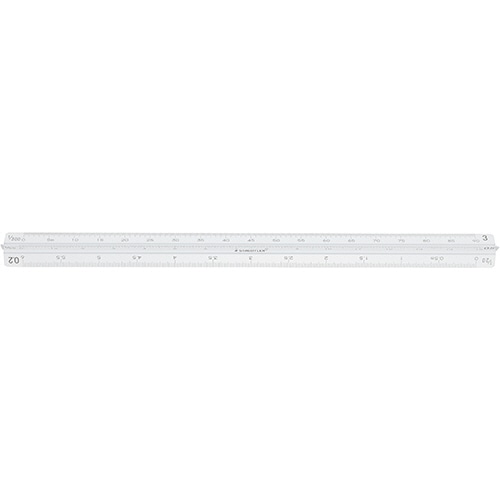 ステッドラー フルアルミ三角スケール 副尺付き 建築士用 30cm 987 30-13 1個(ご注文単位1個)【直送品】
