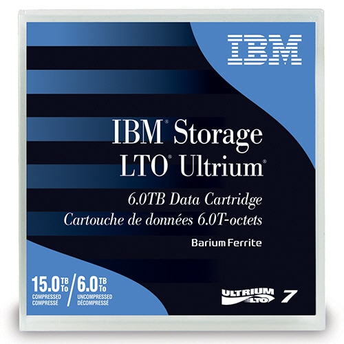 IBM LTO Ultrium7 データカートリッジ 6.0TB/15.0TB 38L7302 5巻/セット(ご注文単位1セット)【直送品】