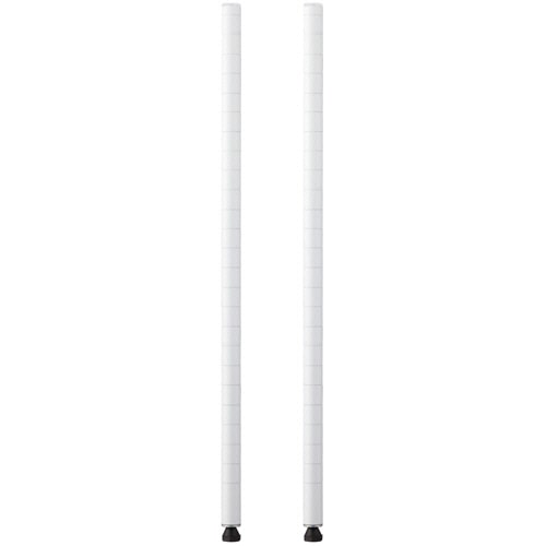 エレクター ベーシックシリーズ ポール 高さ1400mm ホワイト B54PW2 2本/セット（ご注文単位1セット）【直送品】