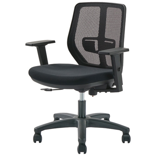 オカムラ VILLAGE VC1メッシュチェア用 可動肘 8VC1MZ-GB85 1セット(ご注文単位1セット)【直送品】