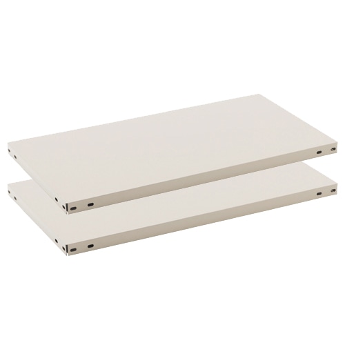 ライオン事務器 軽量物品棚 上下棚板セット 幅1200×奥行450mm LE-J1245 上下各1枚 1箱(ご注文単位1箱)【直送品】