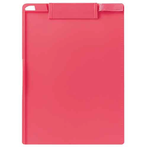 TANOSEE クリップボード A4タテ ピンク 10枚/セット(ご注文単位1セット)【直送品】