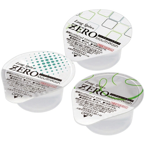 オキナ マウスウォッシュ Long Spin ZERO ノンアルコール スタイルパック シトラスミント 12ml 101781 100個/袋(ご注文単位1袋)【直送品】