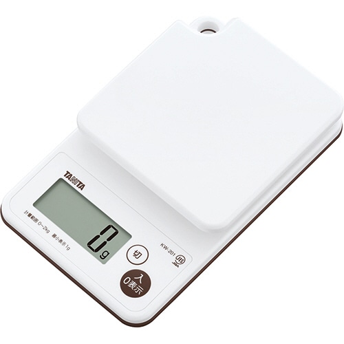 タニタ 洗えるクッキングスケール ホワイト KW-201-WH 1台(ご注文単位1台)【直送品】