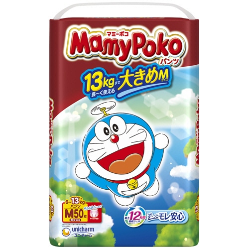 ユニ・チャーム マミーポコパンツ ドラえもん M 50枚/袋（ご注文単位1袋）【直送品】