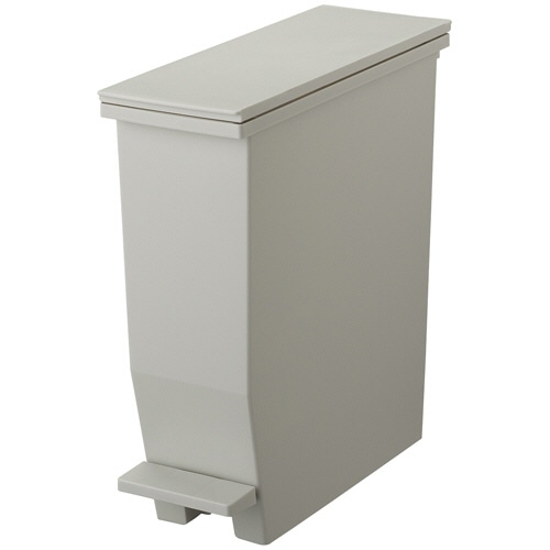 リス HOME&HOME どこでも使えるペダルダストボックス 13L グレー DS-980-115-7 1台（ご注文単位1台）【直送品】
